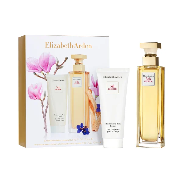 Coffret Duo 5th Avenue, Eau de Parfum125ml et Lait Hydratant Soin Corps100ml
