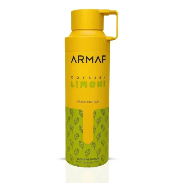 Déodorant spray frais Odyssey Limoni 200 ml par Armaf
