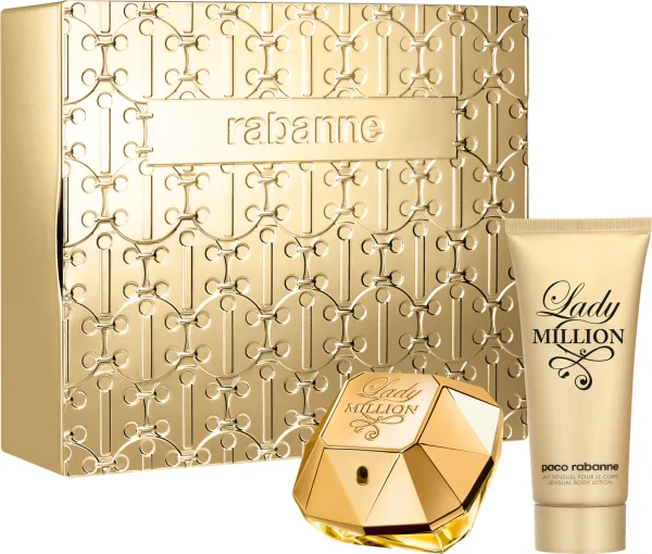 PACO RABANNE LADY MILLION EDP 80ML + BODY LOTION 100ML